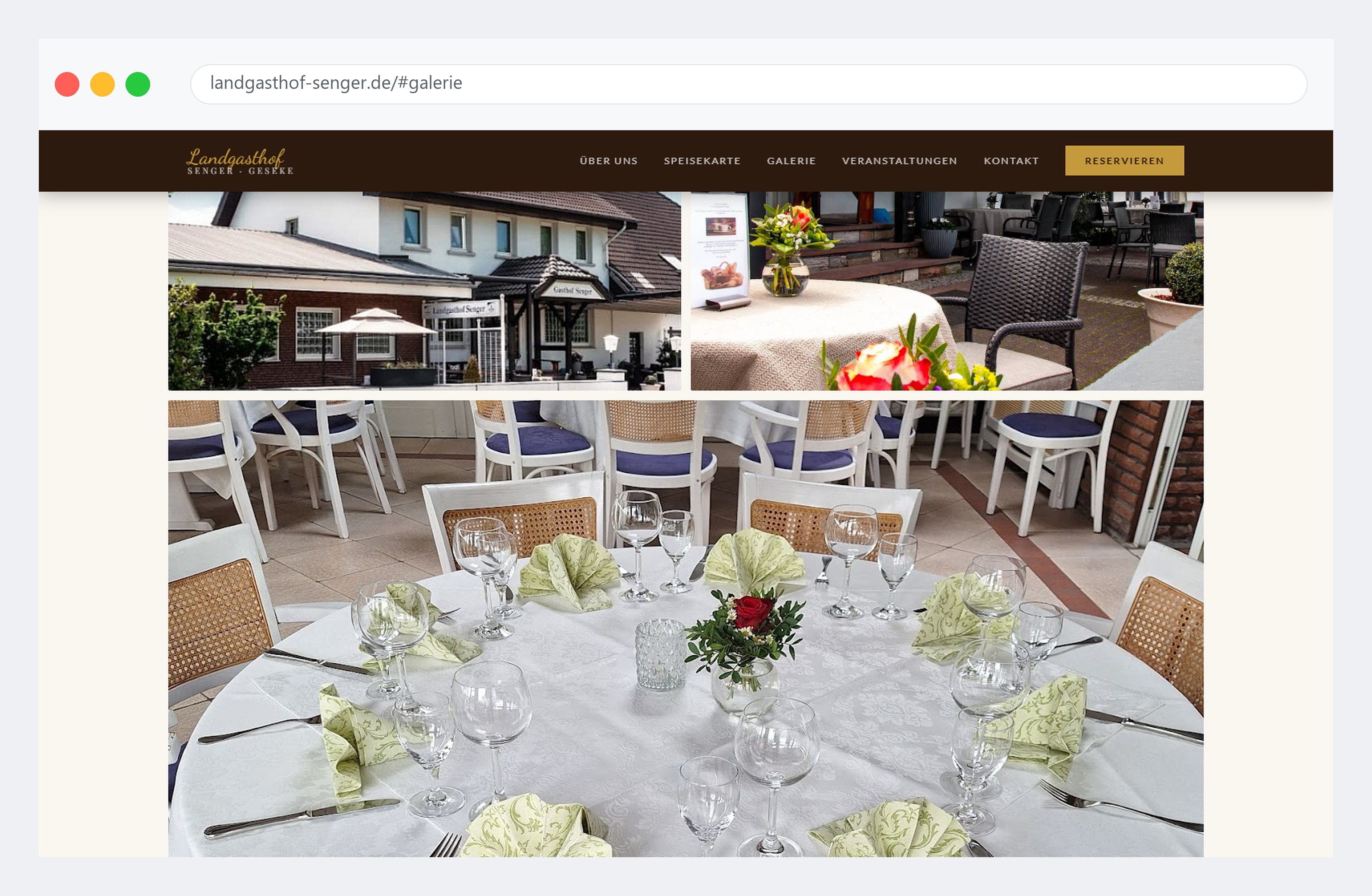 Landgasthof Senger gallery — dining room and terrace atmosphere